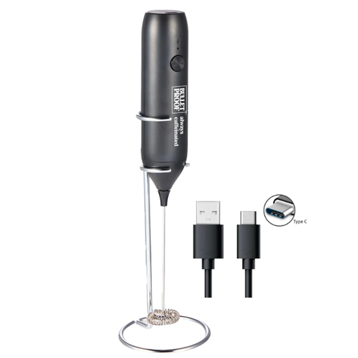 Bulletproof Black Frother with USB Charger