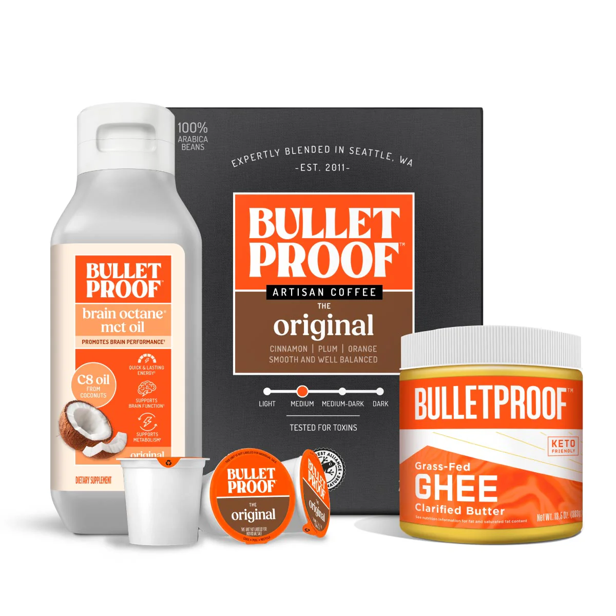 Bulletproof Coffee Kit, Coffee Pods