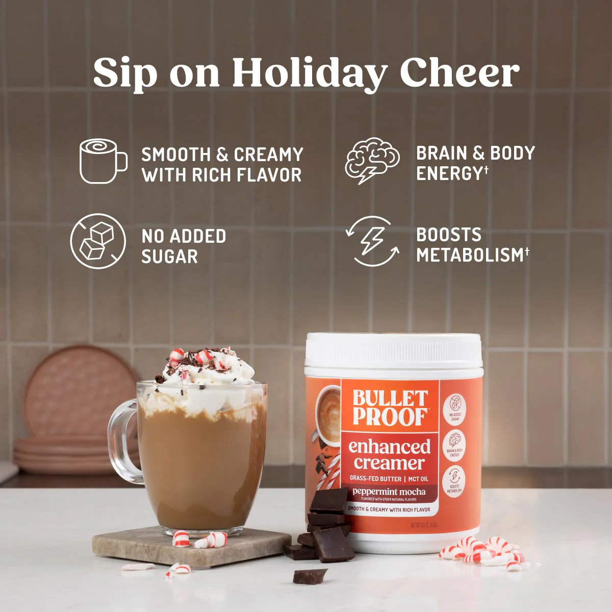 Enhanced Peppermint Mocha Creamer, 14.8 oz. - Image 4