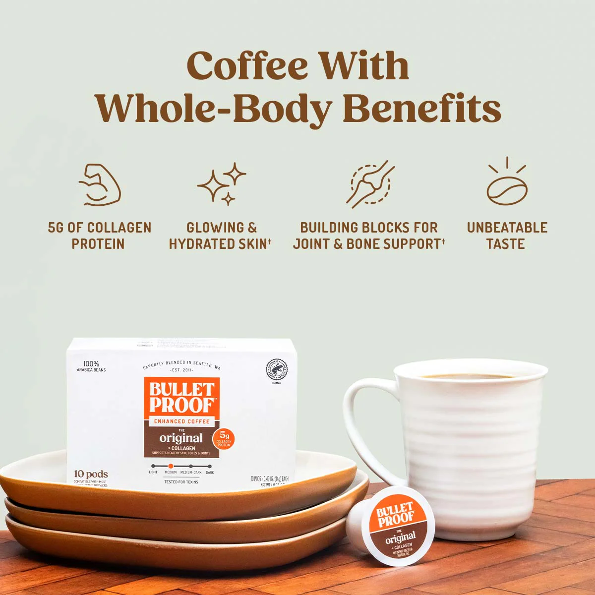 The Original + Collagen Coffee Pods, 10 ct. - Image 5