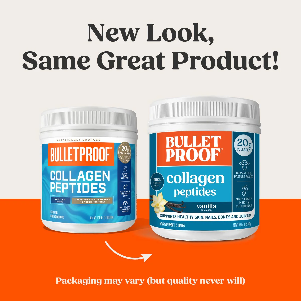 Vanilla Collagen Peptides, 17.6 oz. - Image 3