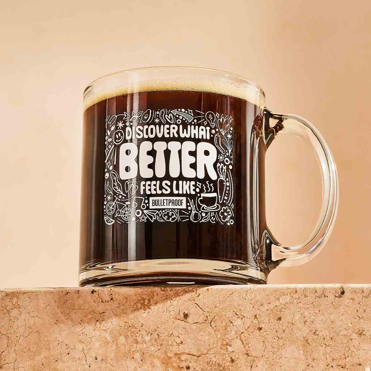 What Better Feels Like Glass Mug, 13 oz. - Image 2